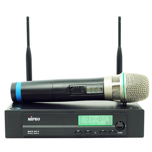 MiPro ACT311B-HH-6 Hand held wireless microphone package