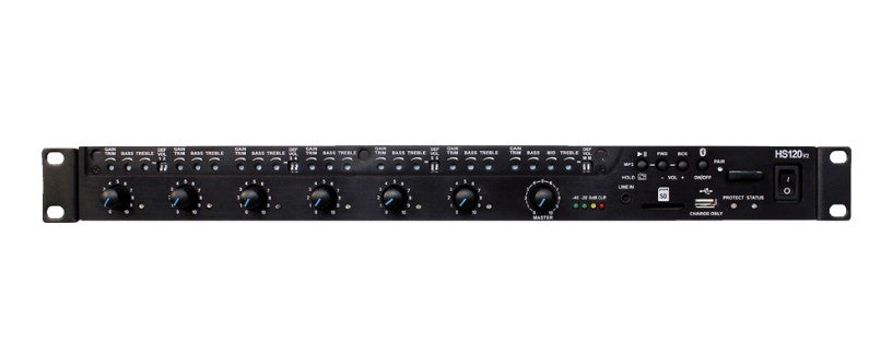 Australian Monitor Mixer Amp 1 x 120W with Re-Nameable Bluetooth