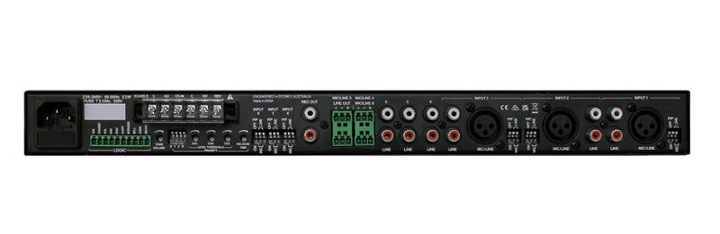 Australian Monitor Mixer Amp 1 x 120W with Re-Nameable Bluetooth