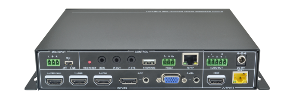 AV Gear SC-51-TS - 5 Input Mini Scaler Switcher with HDBaseT Output