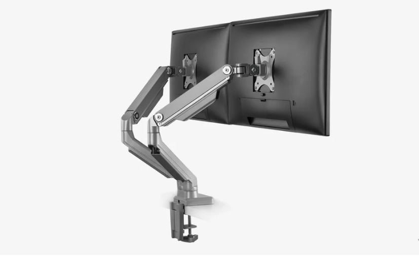 Ergovida EMA14-C24 Mechanical Spring Monitor Desk Mount (Dual Arm)