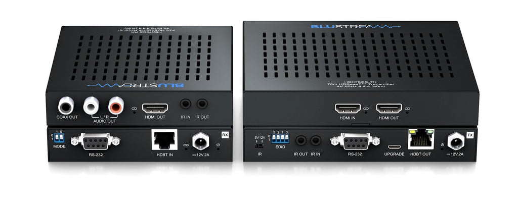 Blustream HEX70CS-KIT HDBaseT CSC Extender Set Supporting HDMI 2.0 4K 60Hz 4:4:4 up to 40m (1080p up to 70m)