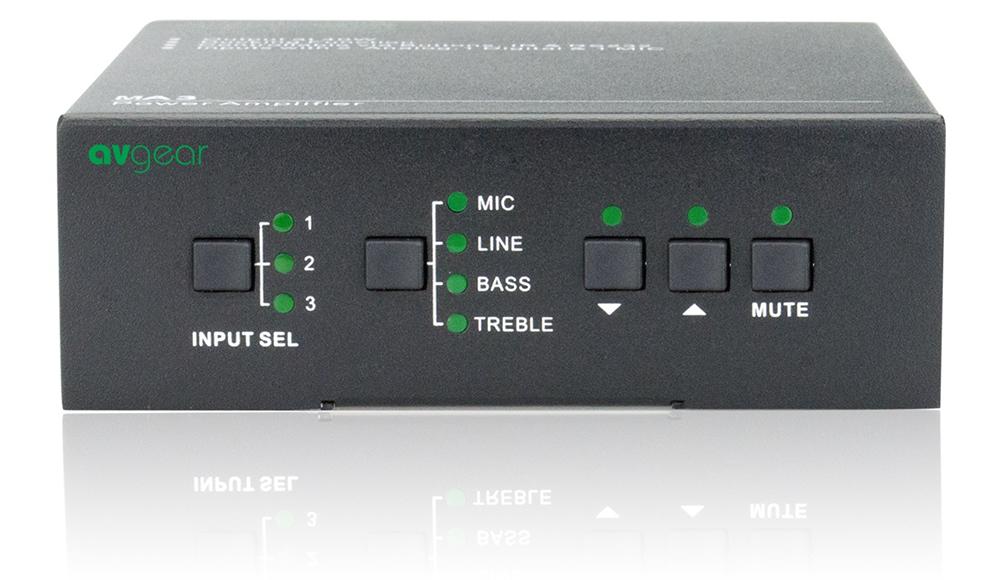 AV Gear MA3 - Mini Amplifier 70v/100v Line