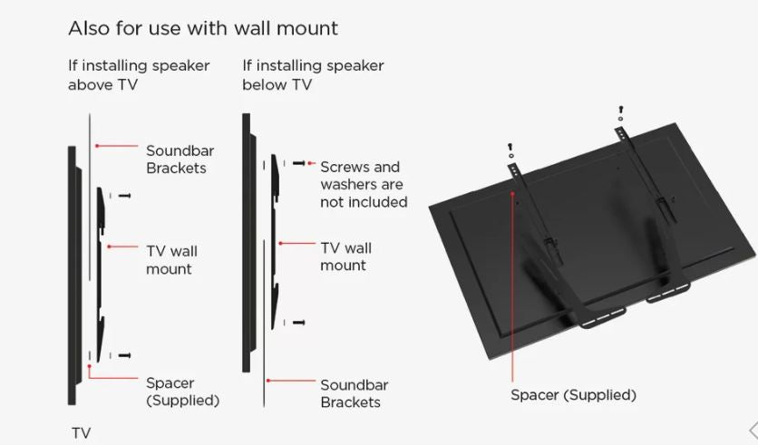 Ezymount VSB-100 Universal Soundbar Mount