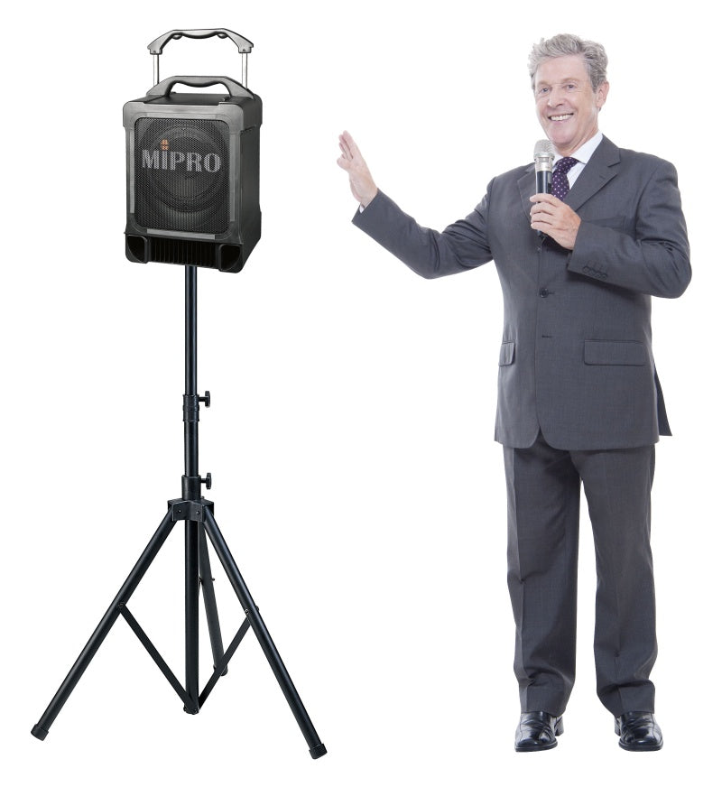MiPro MA707CDMB-5 Portable PA, 100 Watts With Wireless Receiver and CD/USB/Bluetooth Player